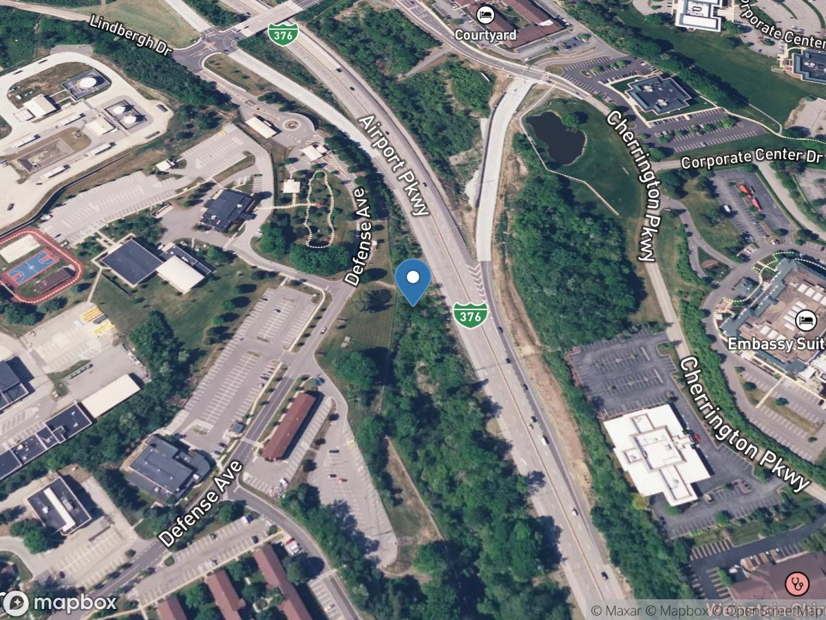 Meeks Creek near Defense Avenue at Moon Twp, PA location