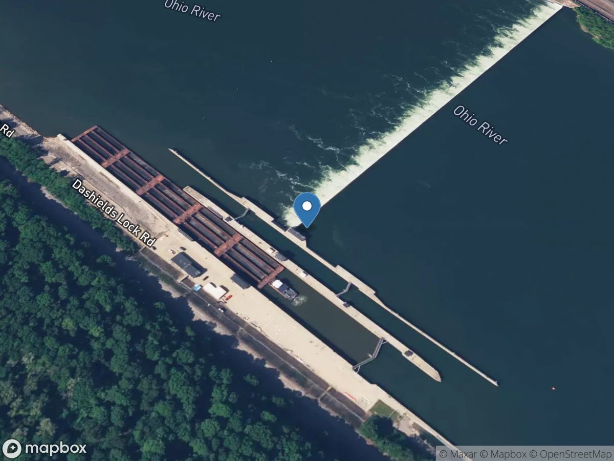 Ohio River at Sewickley, PA location