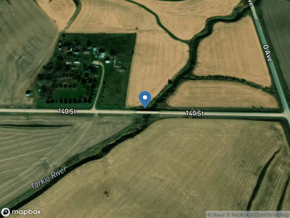 Tarkio River near Elliott, IA location