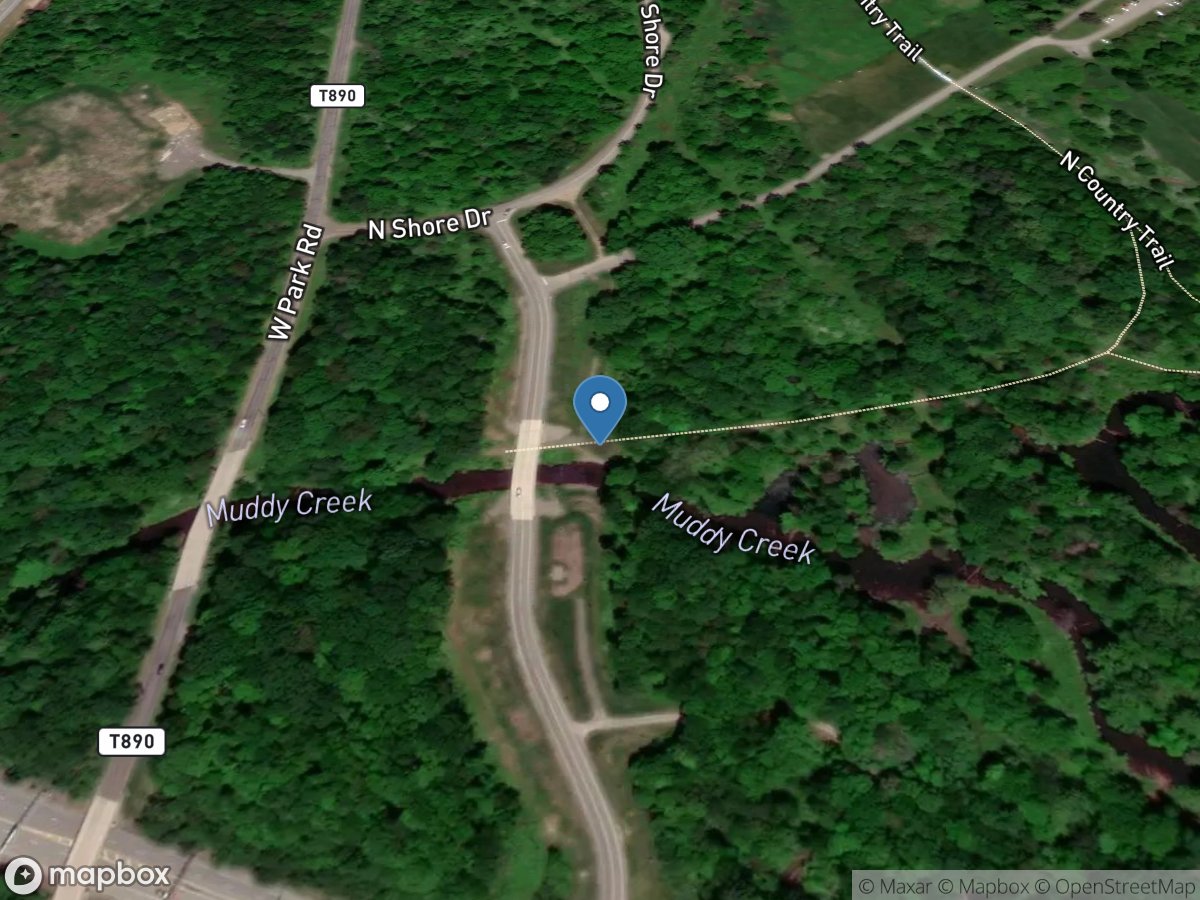 Muddy Creek near Portersville, PA location