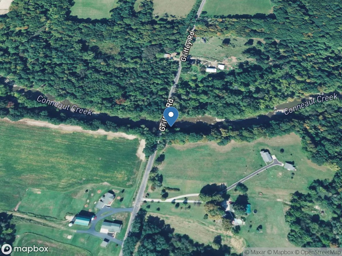 Conneaut Creek at Cherry Hill, PA location