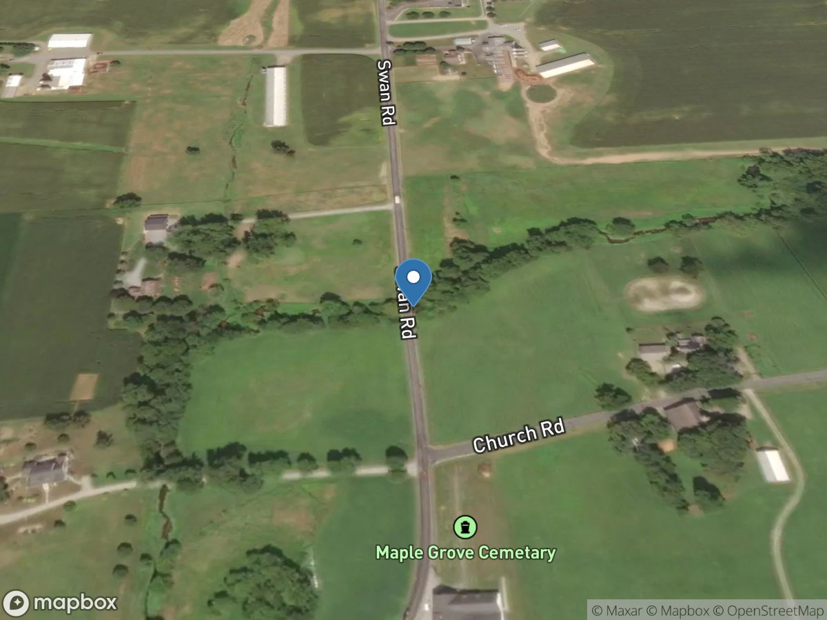 Officers Run at Swan Road near Atglen, PA location