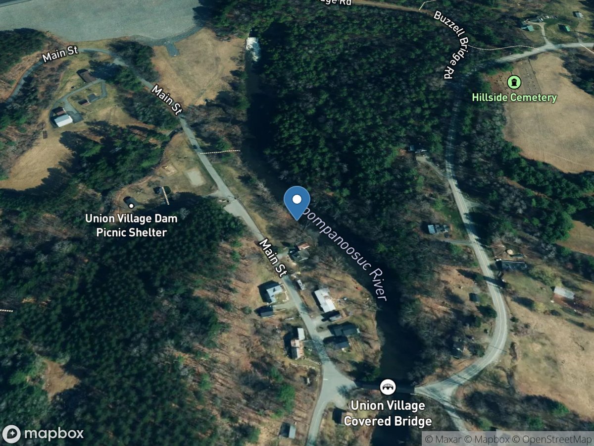 Ompompanoosuc River at Union Village, VT location