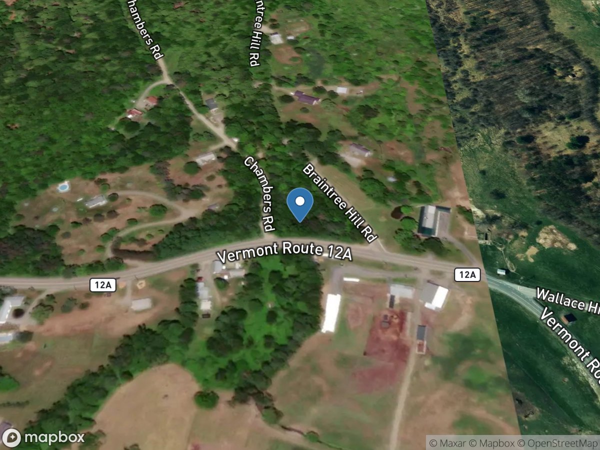 Third Branch White River Tributary at Randolph, VT location