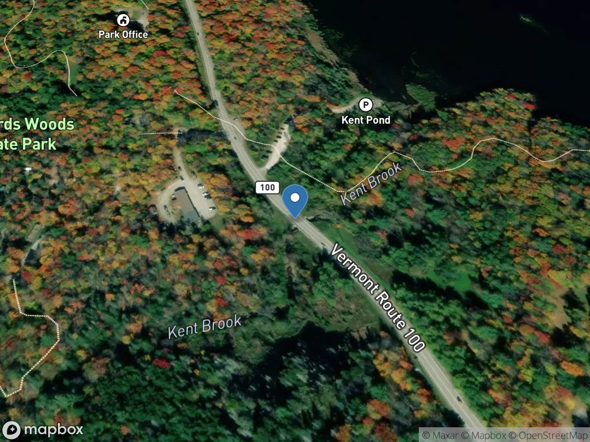 Kent Brook near Killington, VT location