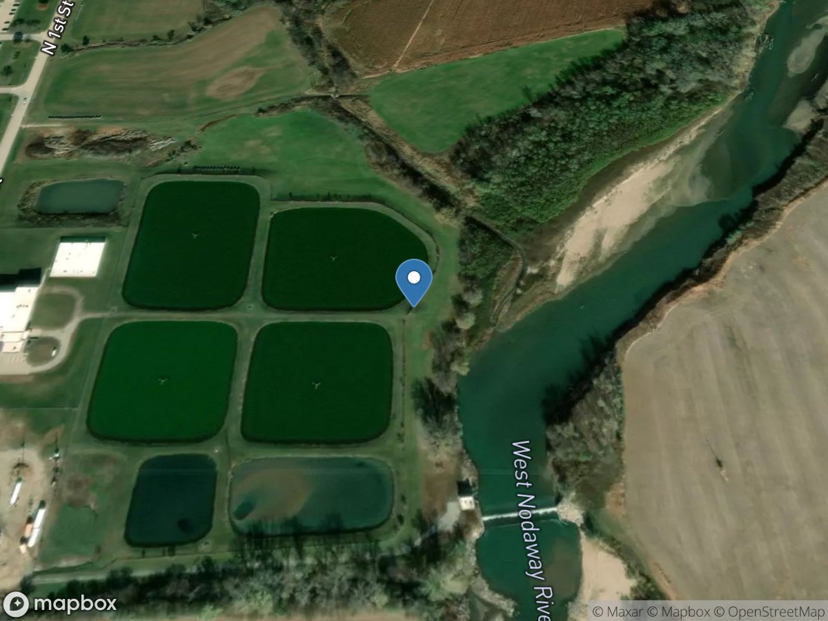 Nodaway River at Clarinda, IA location