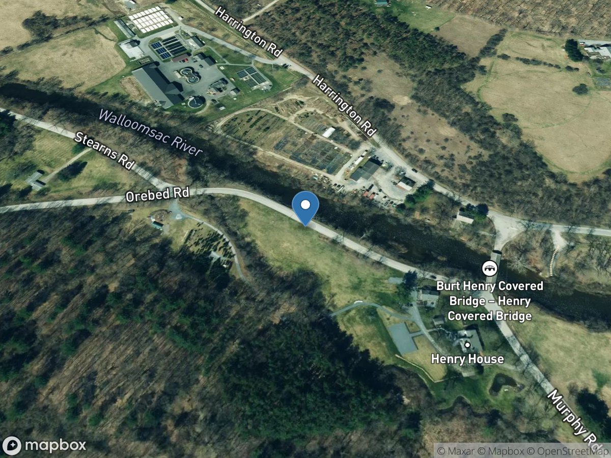 Walloomsac River near North Bennington, VT location