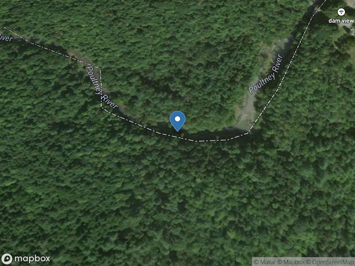 Poultney River below Fair Haven, VT location