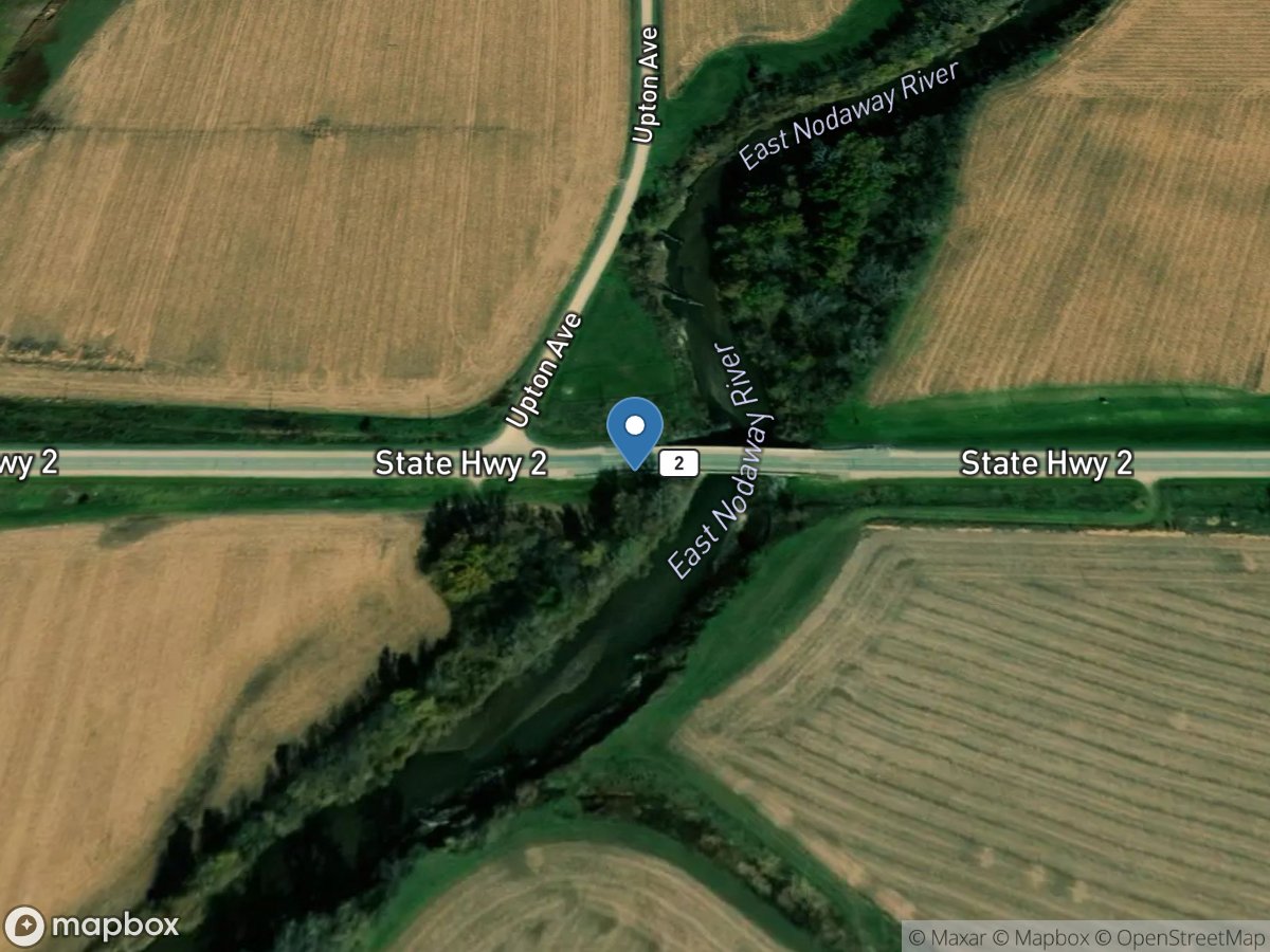 East Nodaway River at Highway 2 near Clarinda, IA location