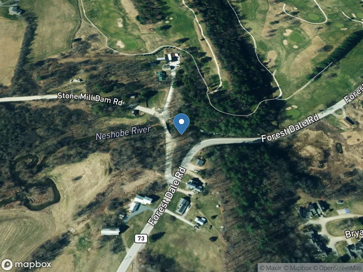 Neshobe River at Brandon, VT location