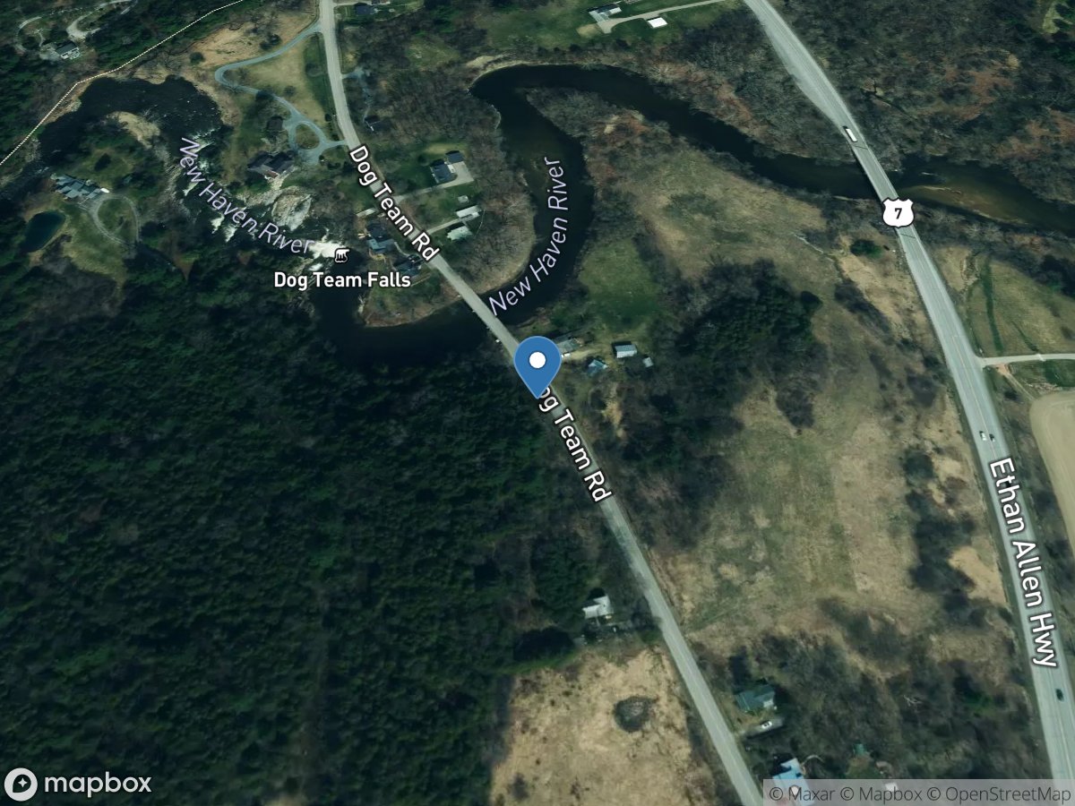 New Haven River @ Brooksville, near Middlebury, VT location