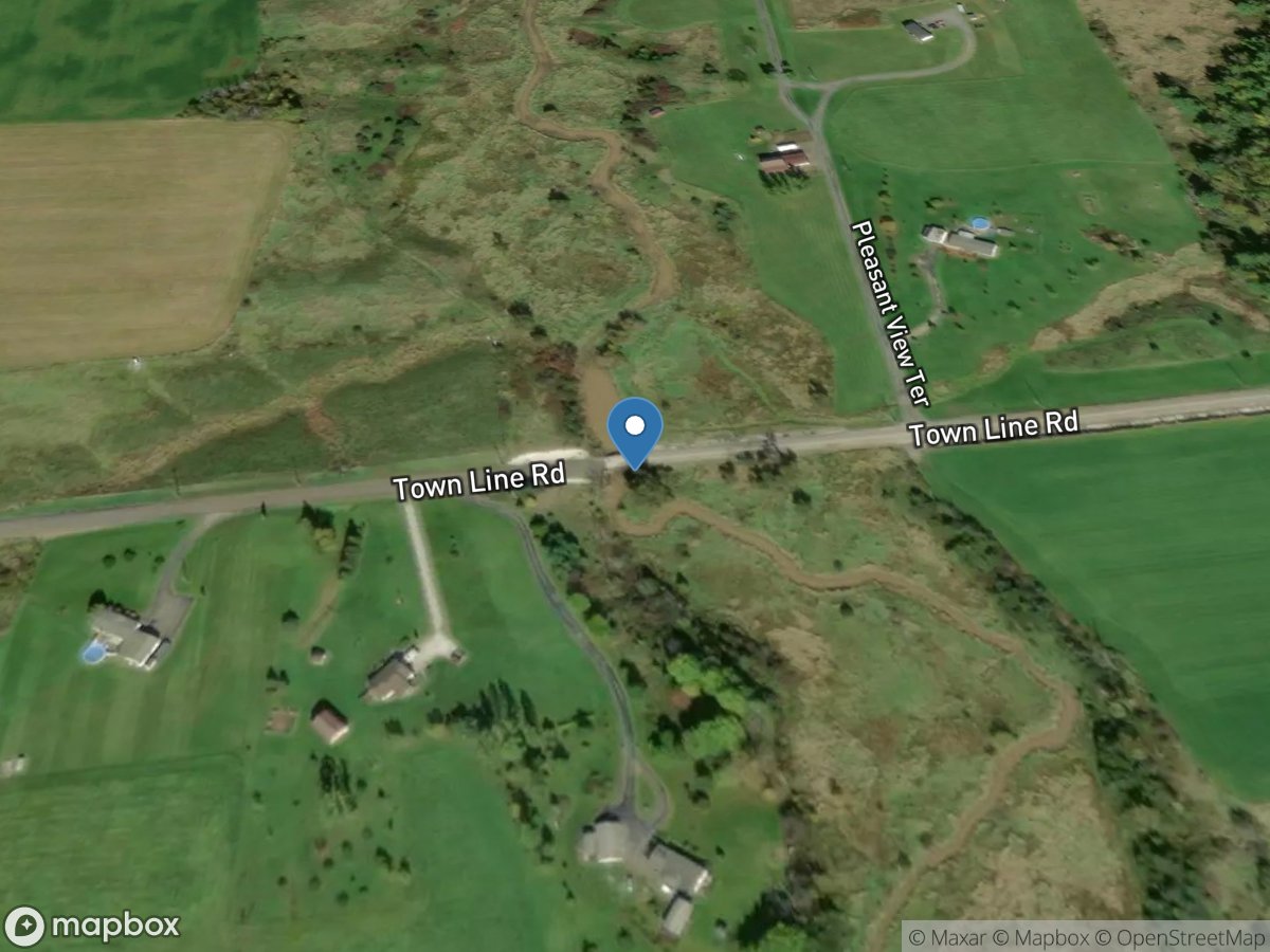 East Branch Dead Creek near Bridport, VT location