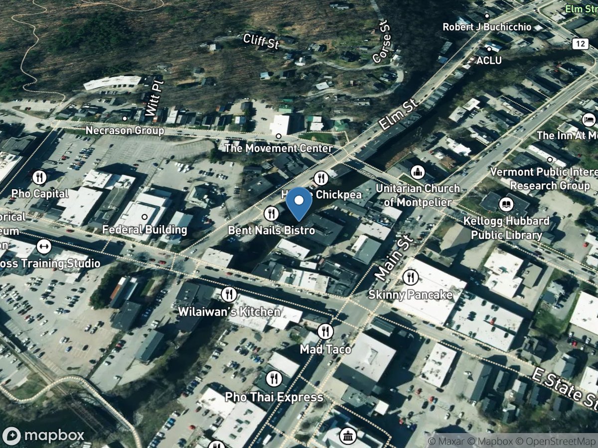 North Branch Winooski River at Montpelier, VT location