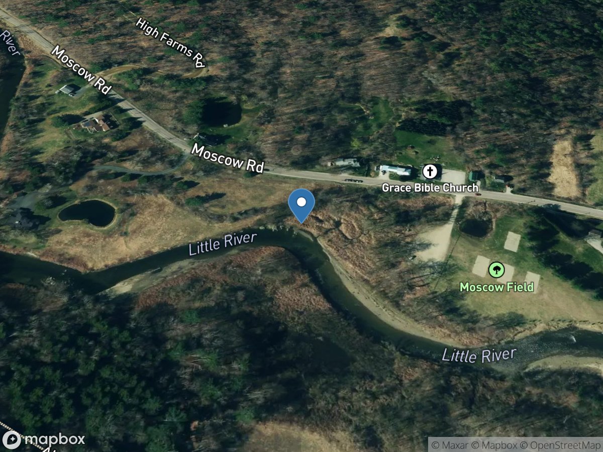 Little River near Stowe, VT location