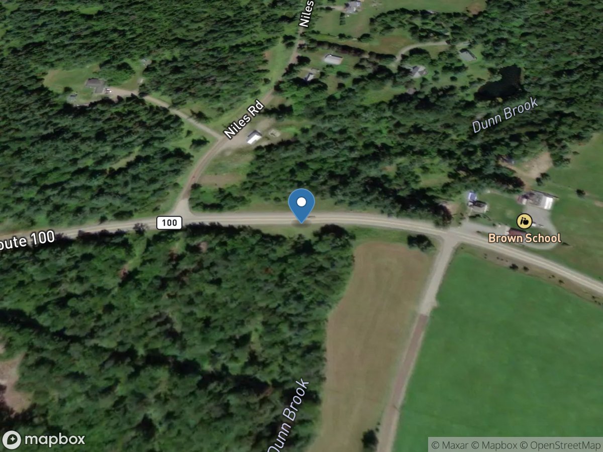 Dunn Brook at VT 100, near Newport Center, VT location