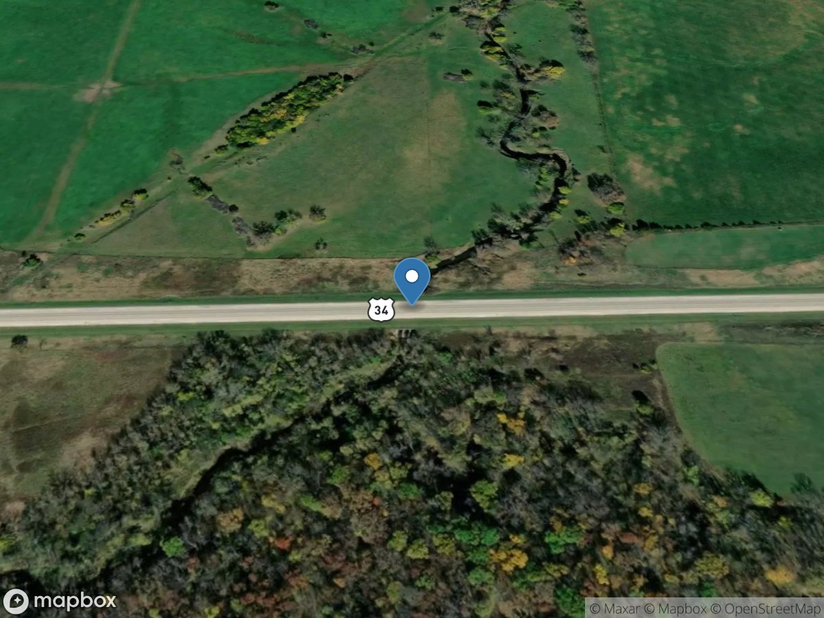 Sevenmile Creek near Thayer, IA location