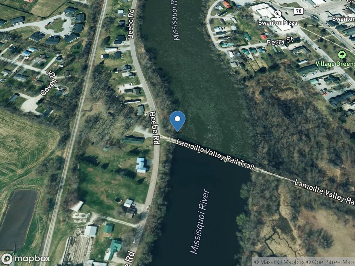 Missisquoi River at Swanton, VT location