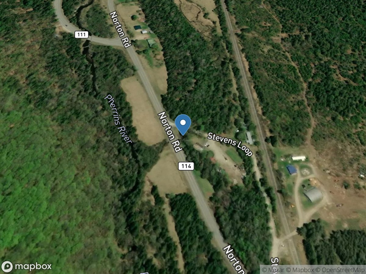 Pherrins River Tributary near Island Pond, VT location