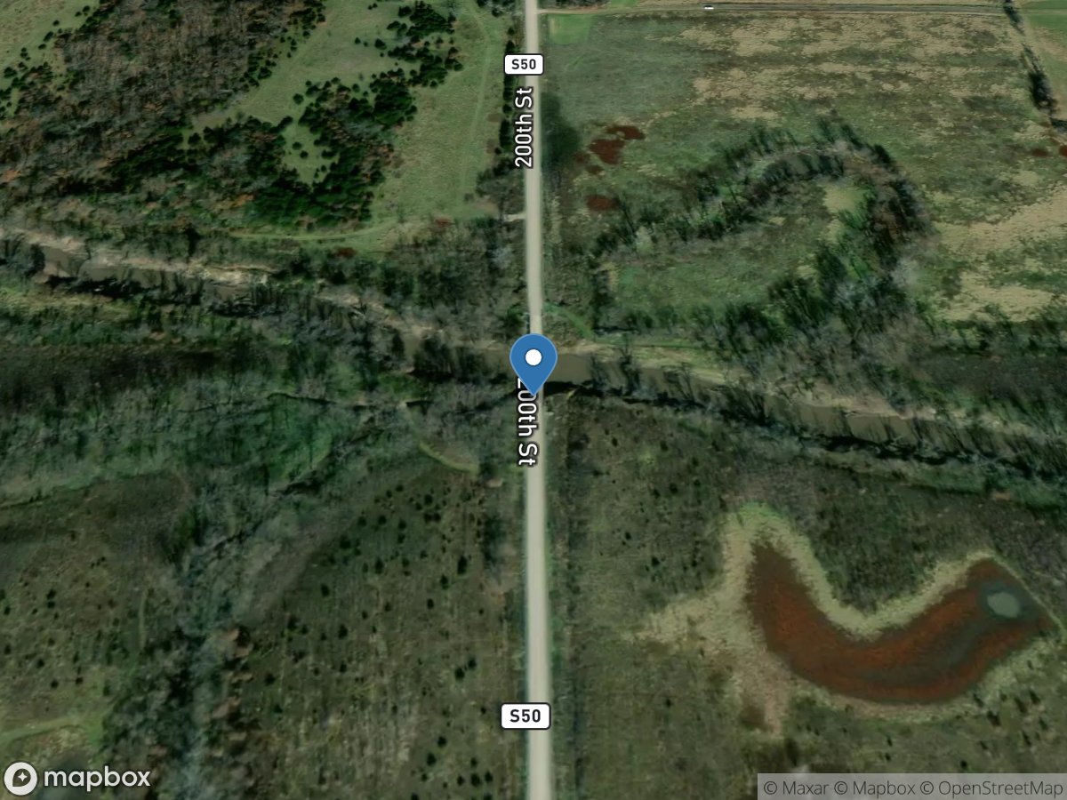 South Fork Chariton River near Promise City, IA location