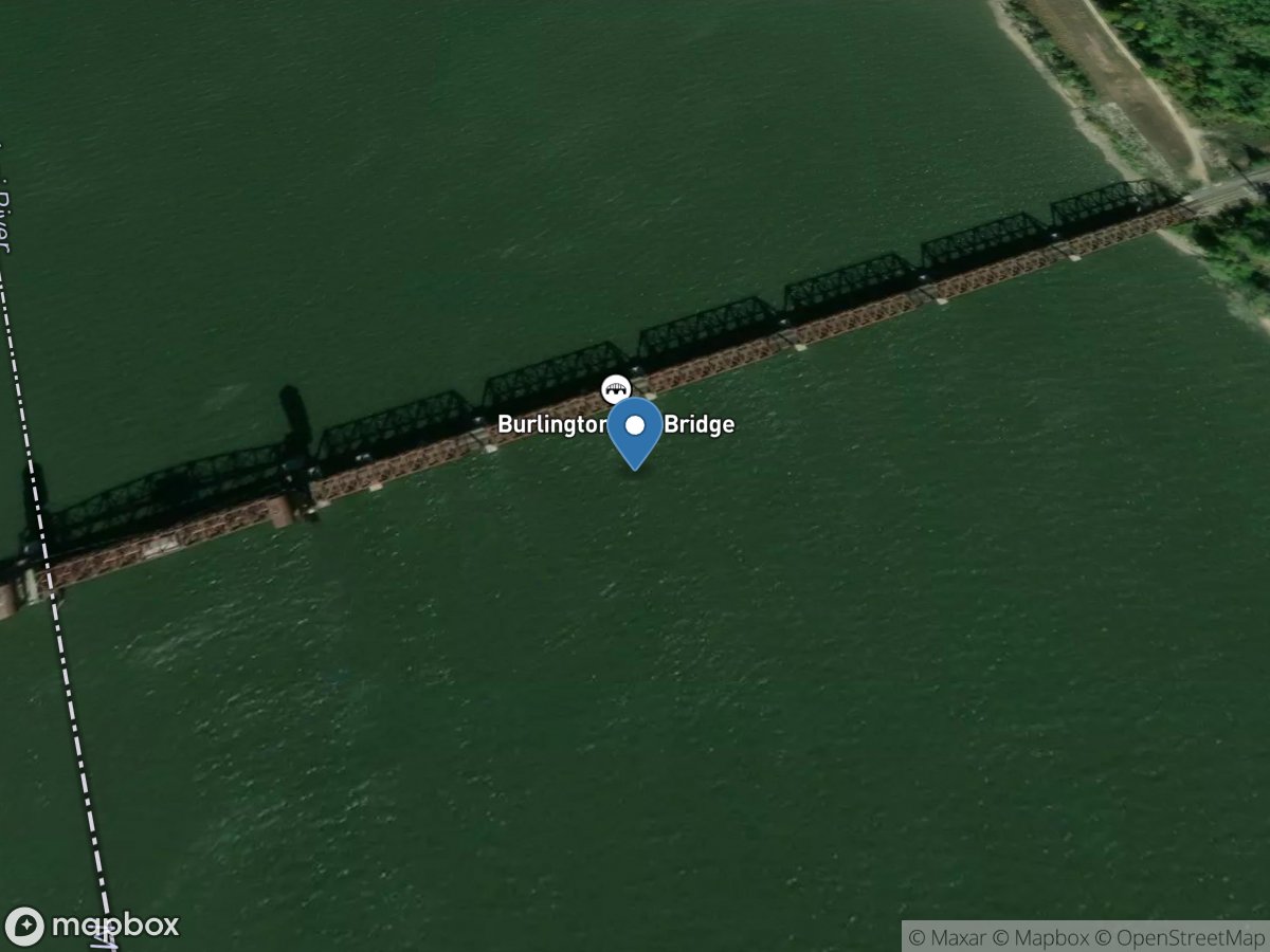 Mississippi River at Burlington, IA (corps) location