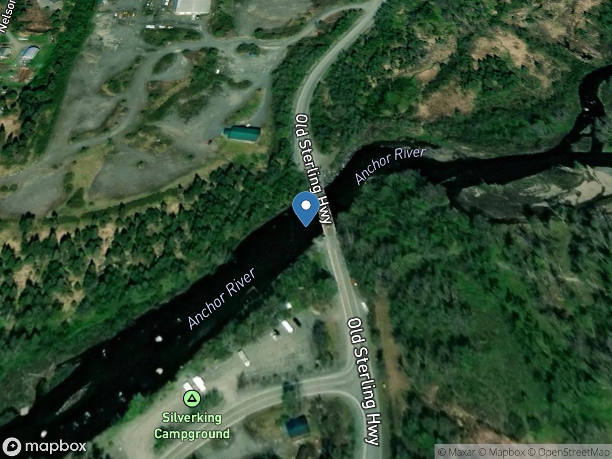 Anchor River at Anchor Point AK location
