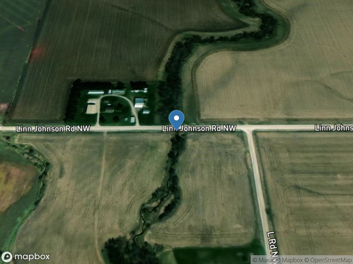 Plum Creek at Linn Johnson Road Northwest near Swisher, IA location