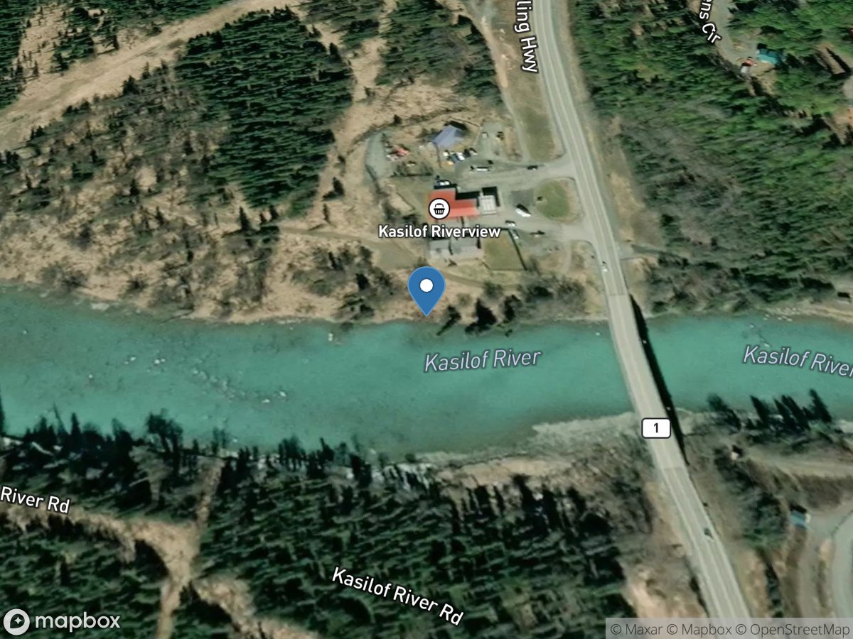Kasilof River near Kasilof AK location