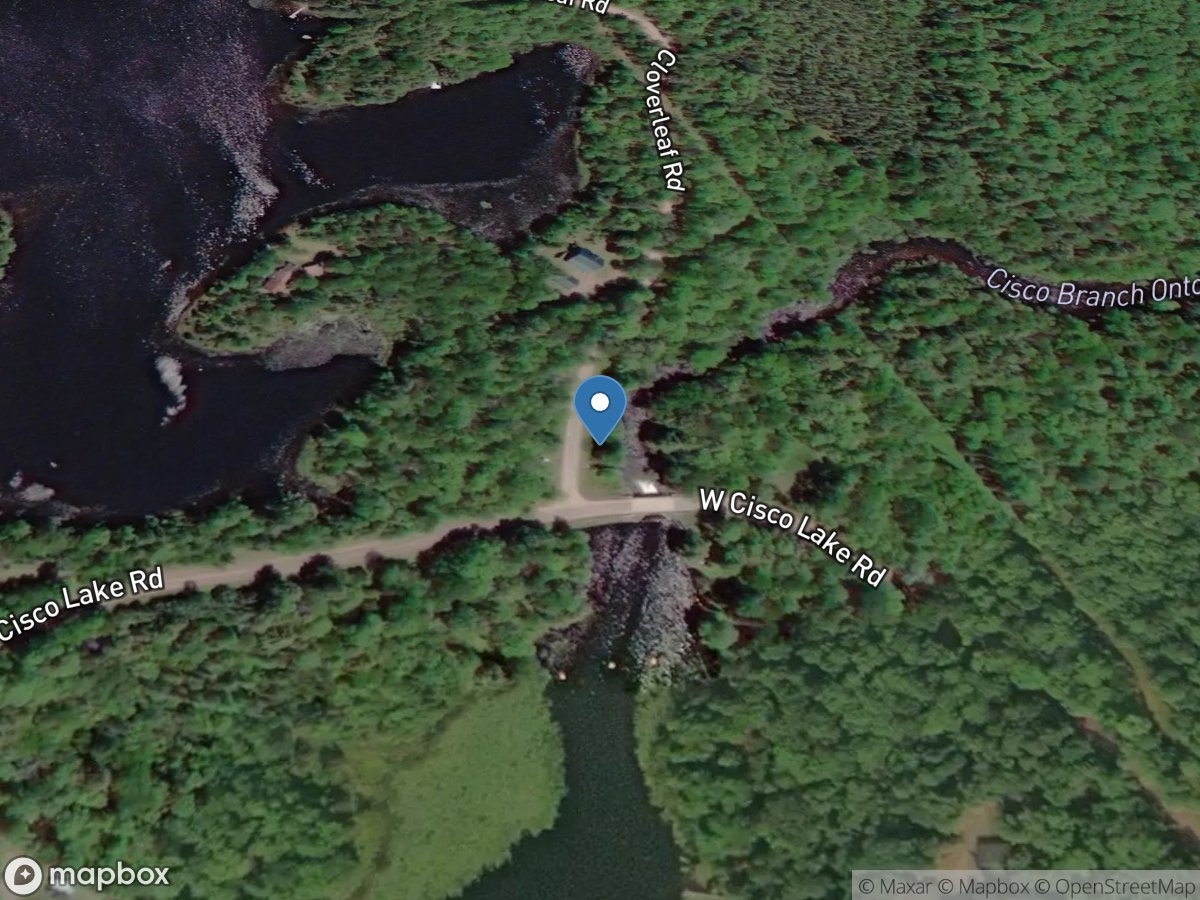 Cisco Branch Ontonagon River at Cisco Lake Outlet, MI location