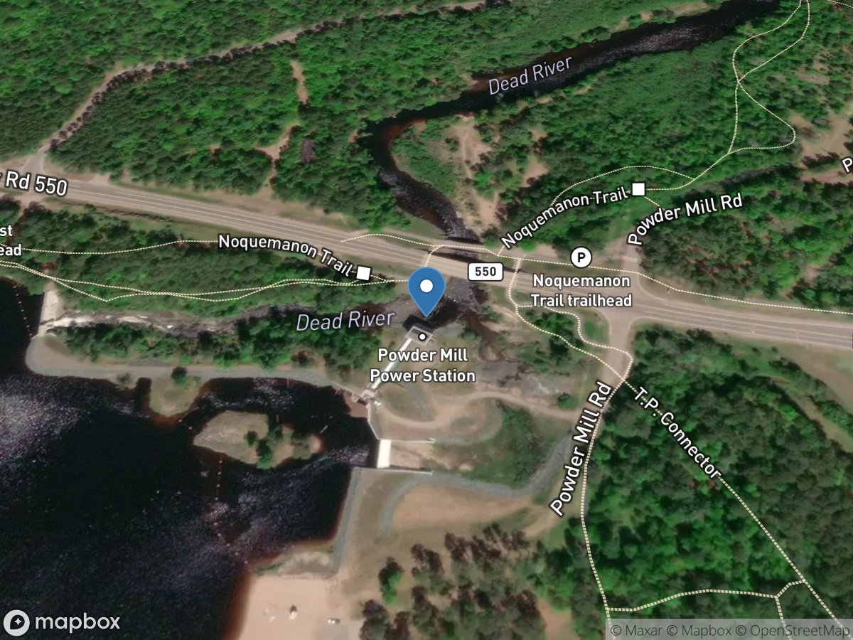 Dead River at Marquette, MI location