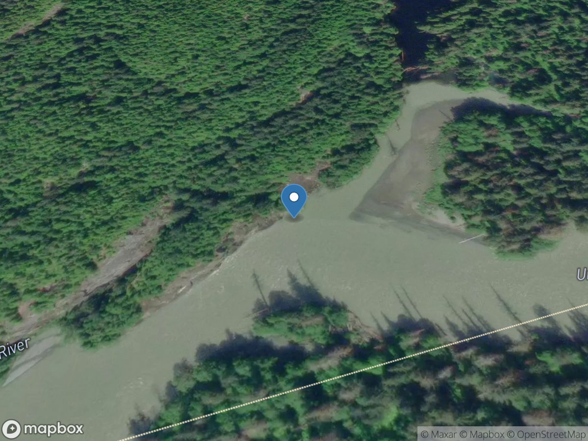 UNUK River Below BLUE River Near WRANGELL AK location