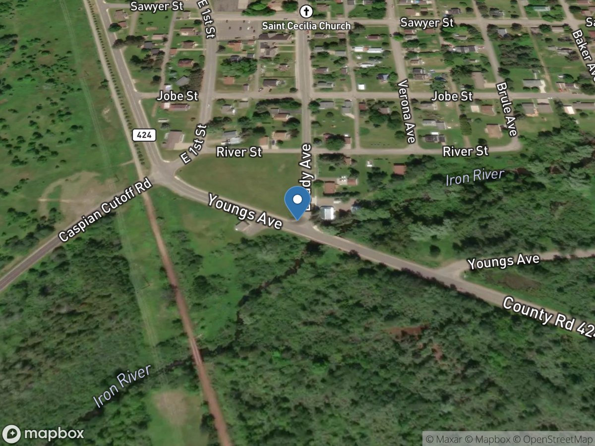 Iron River at Caspian, MI location