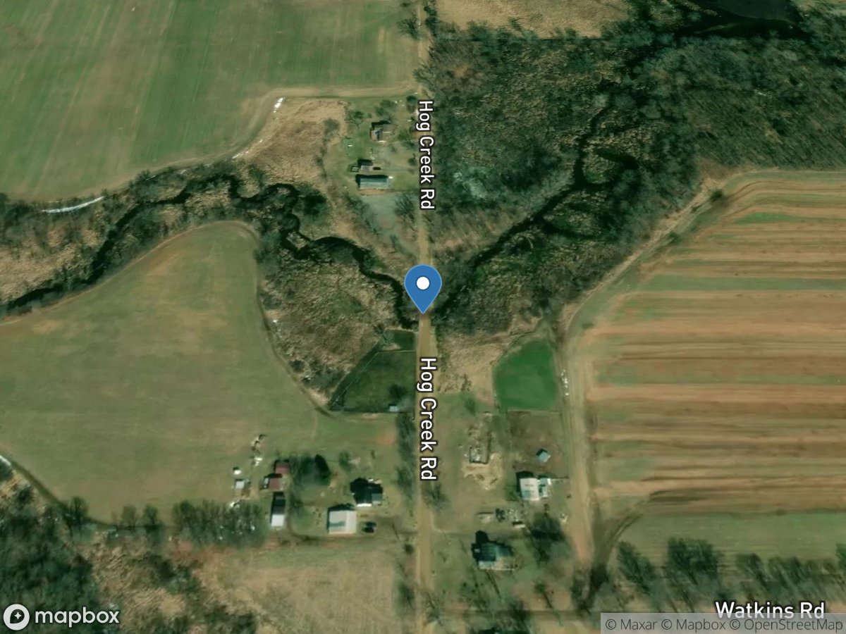 Little Hog Creek at Hog Creek Road near Allen, MI location