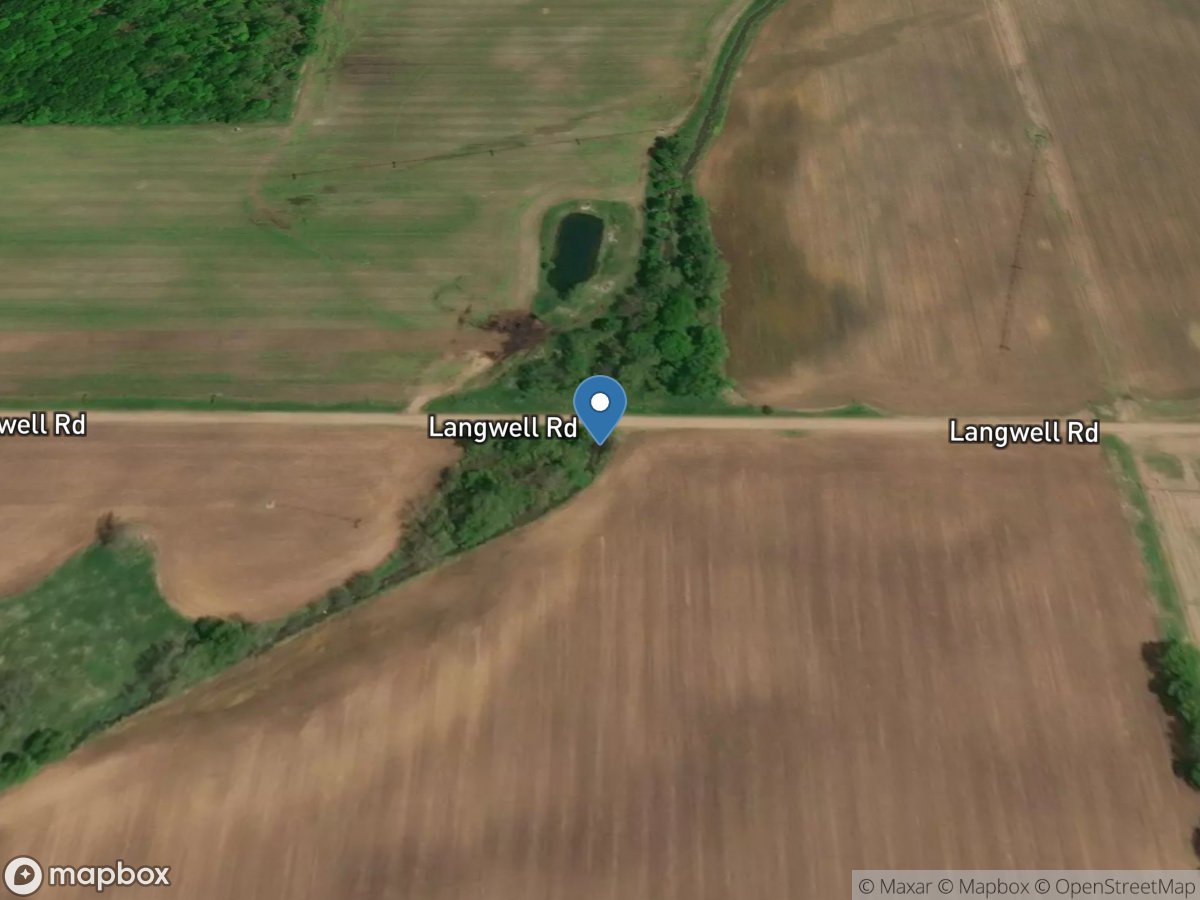 Little Swan Creek at Langwell Road near Matteson, MI location