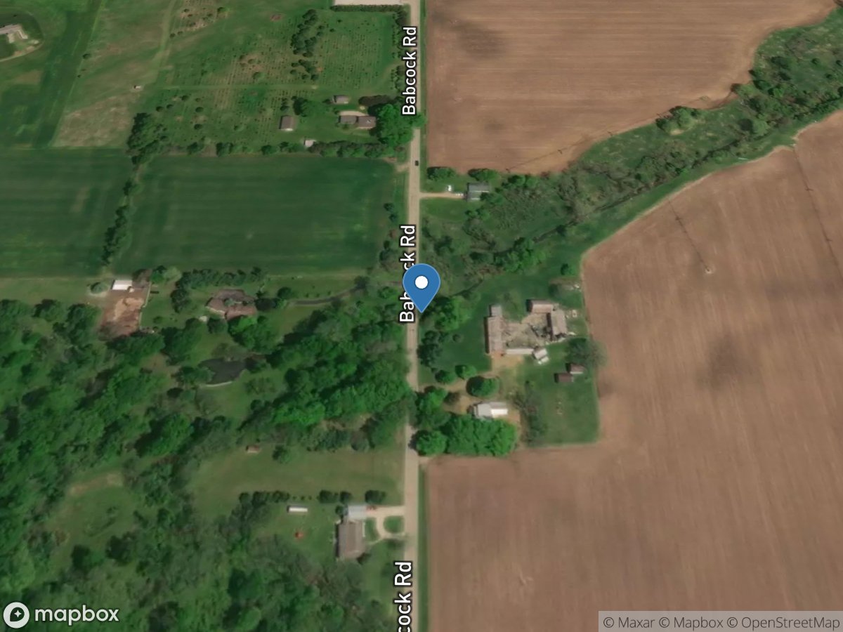 Little Swan Creek at Babcock Road near Matteson, MI location