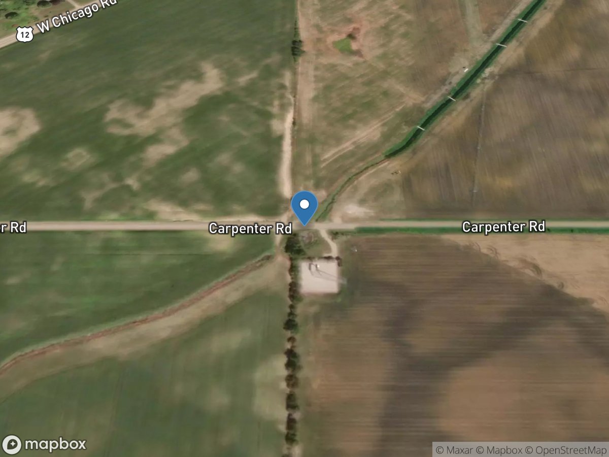 Trib to Prairie River at Carpenter Road near Burr Oak location