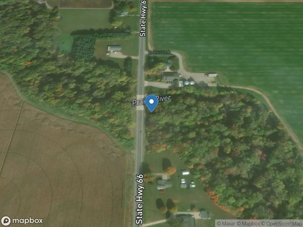 Prairie River near Nottawa, MI location