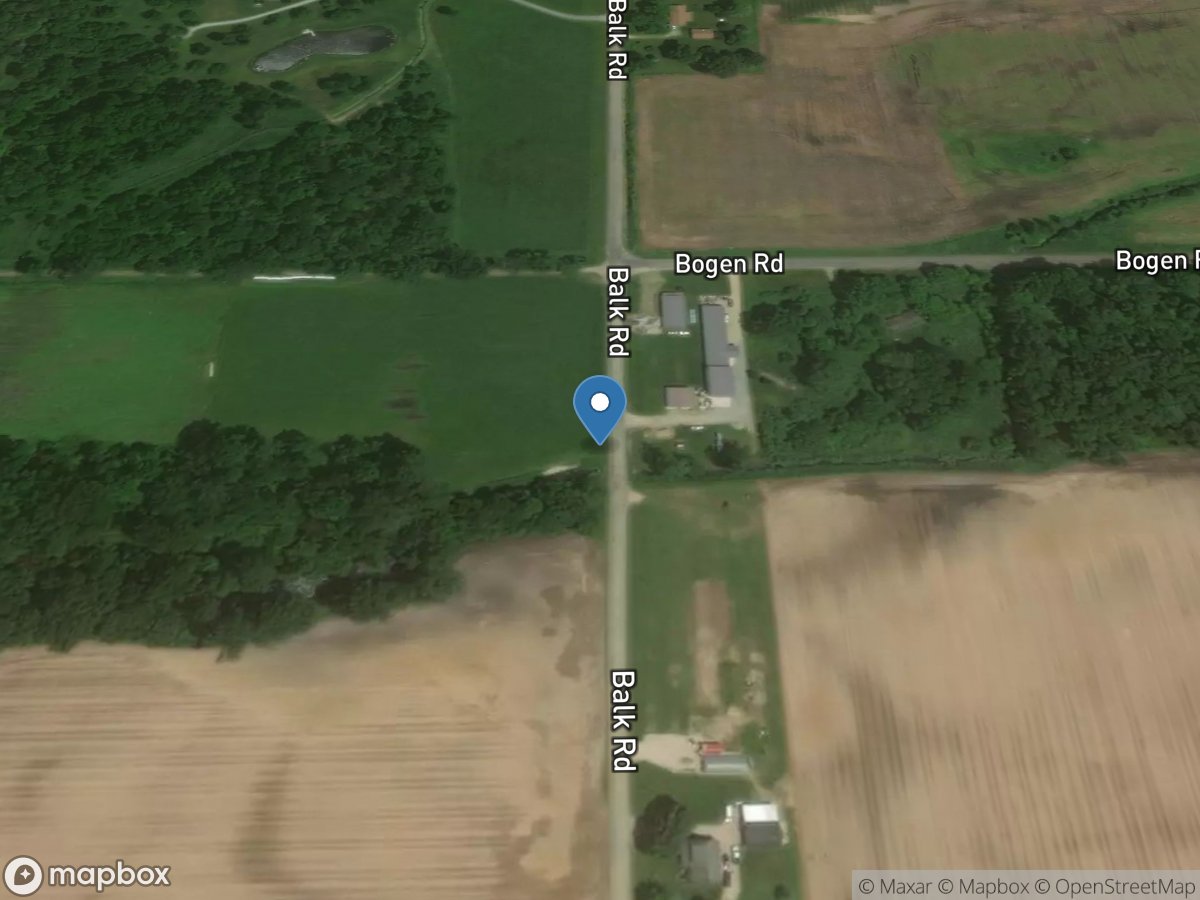 Nye Drain at Balk Road near Sturgis, MI location