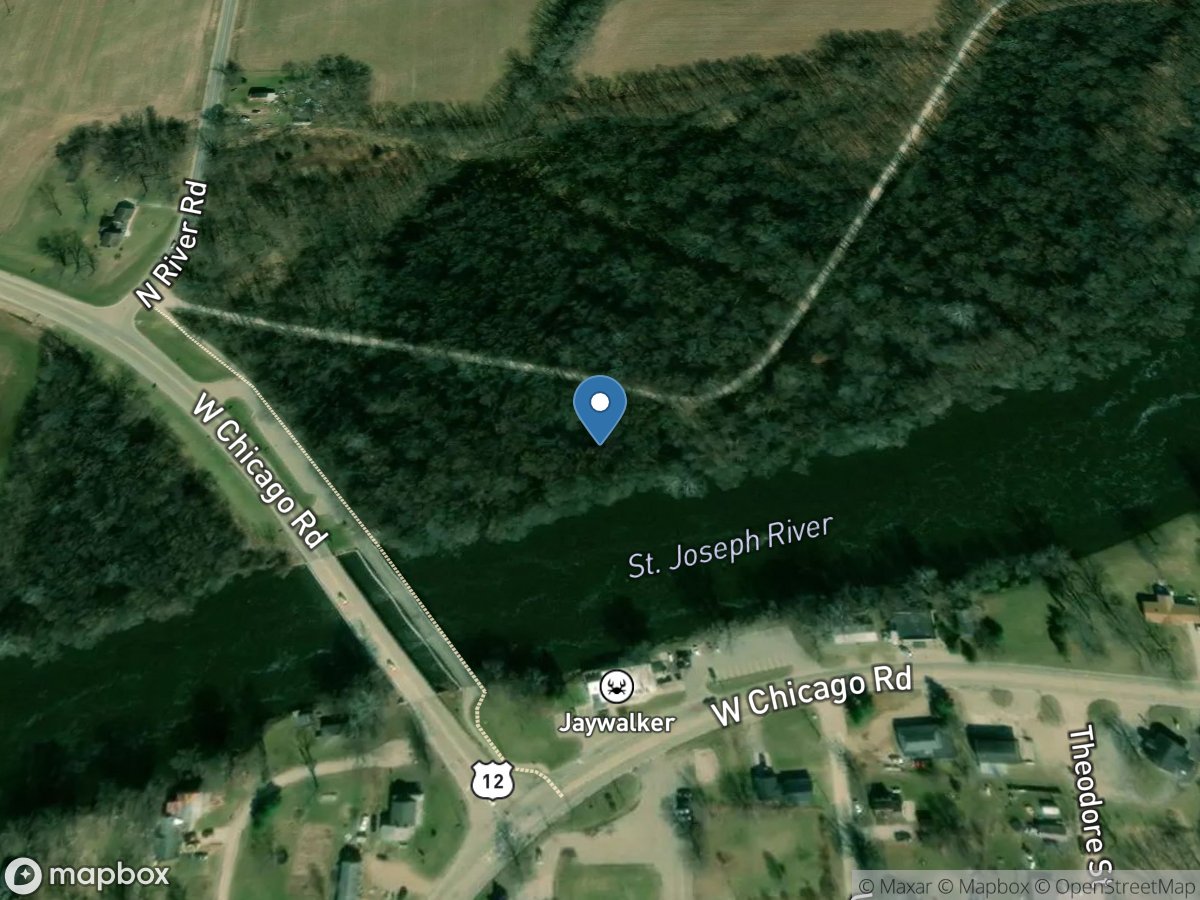 St. Joseph River at Mottville, MI location