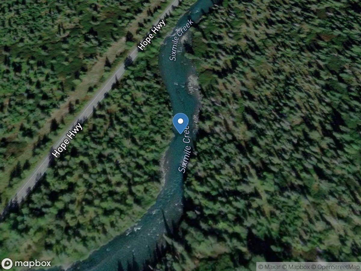 SIXMILE Creek Near HOPE AK location