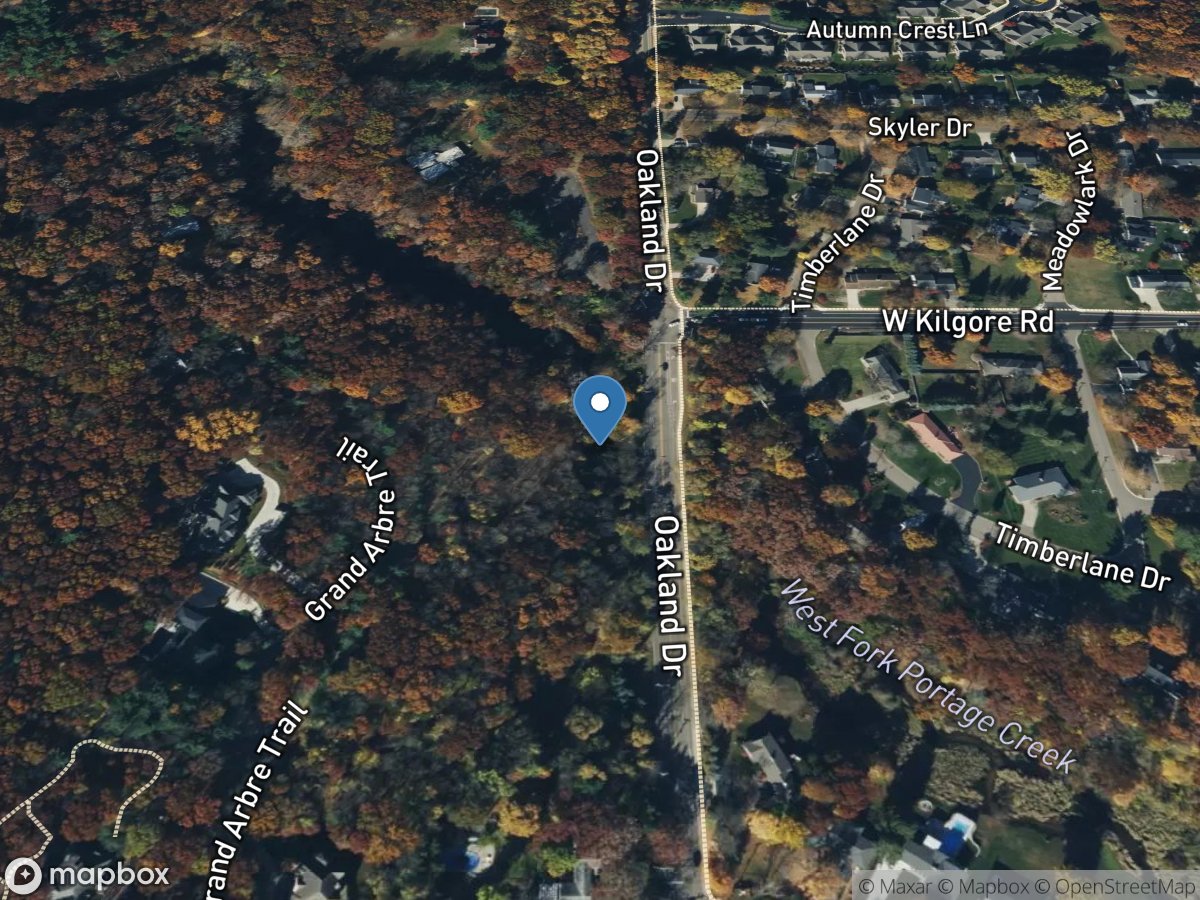 West Fork Portage Creek at Kalamazoo, MI location