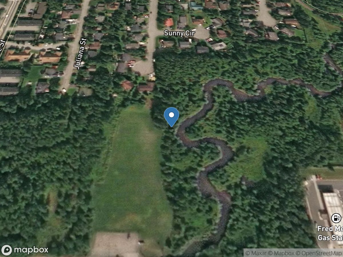 Campbell Creek near Spenard AK location