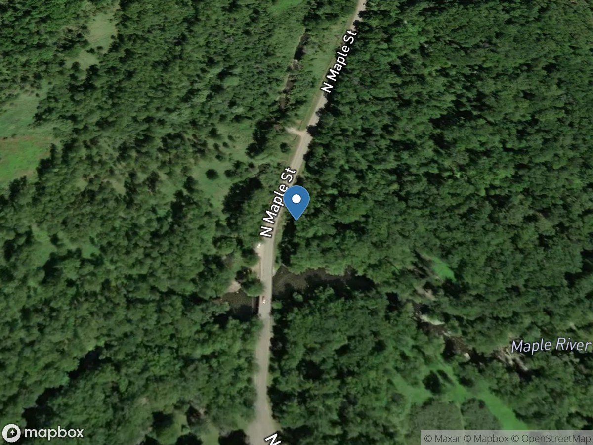 Maple River at Maple Rapids, MI location