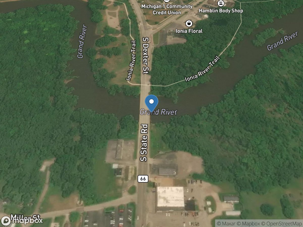 Grand River at Ionia, MI location