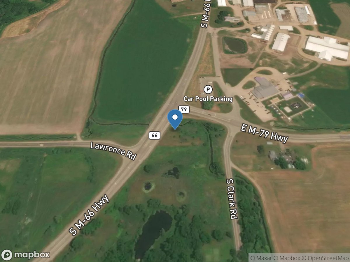 Quaker Brook at State Highway M-66 near Nashville, MI location