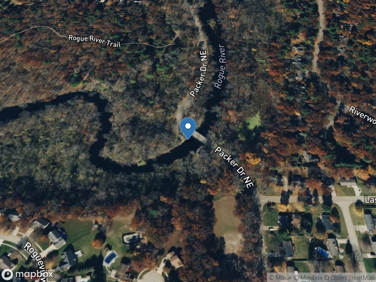 Rogue River near Rockford, MI location