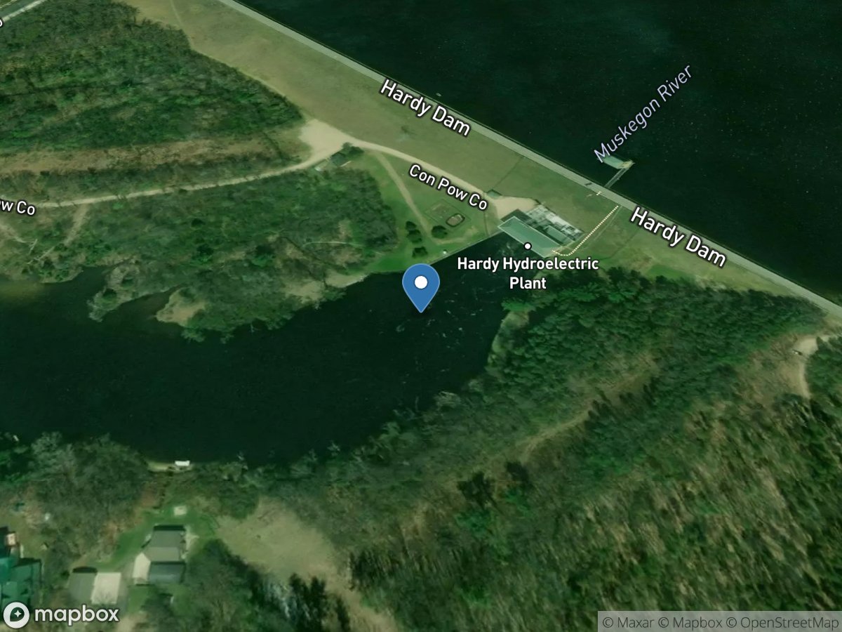 Muskegon River near Oxbow, MI location