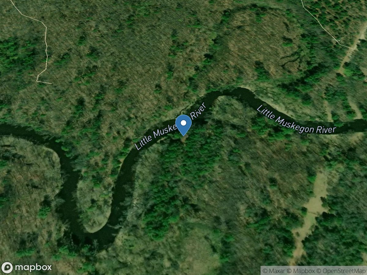 Little Muskegon River near Oak Grove, MI location