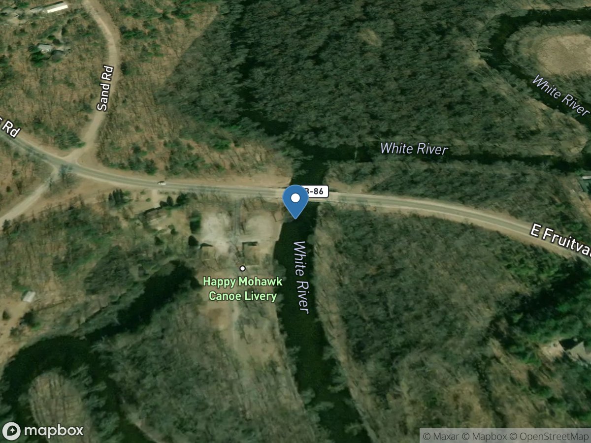 White River near Whitehall, MI location