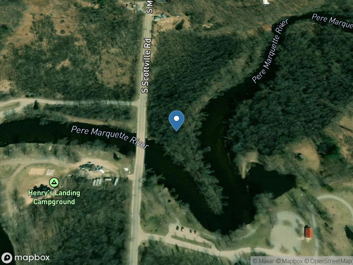 Pere Marquette River at Scottville, MI location