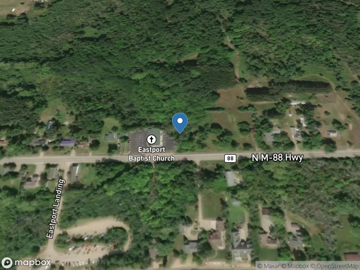 Eastport Creek at M88 at Eastport, MI location